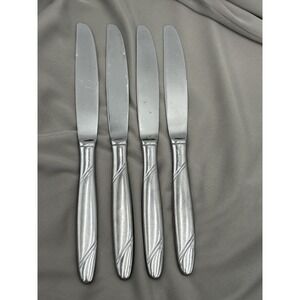 Set of 4 FOUR Oneida RISOTTO‎ Dinner Knives 9 1/4" Stainless Flatware Silverware